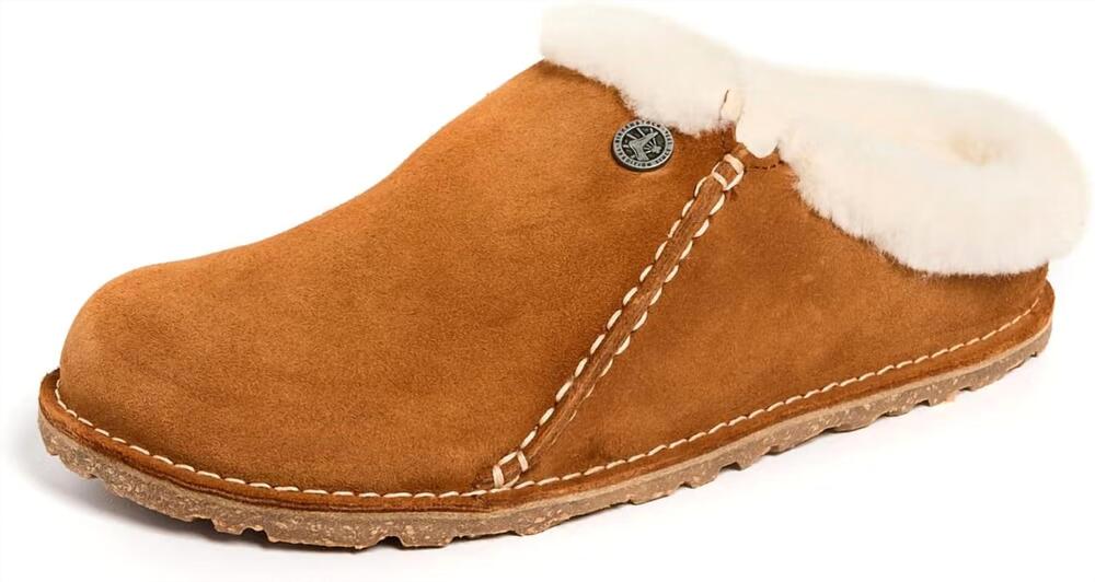 NEW BIRKENSTOCK unisex zermatt shearling slippers in mink